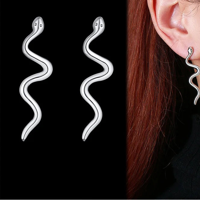 Snake Shaped Earrings