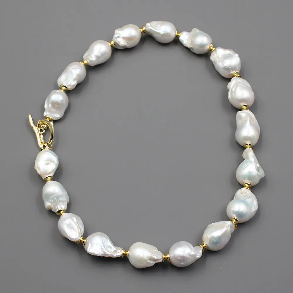 Cultured White Keshi Baroque Pearl Collection