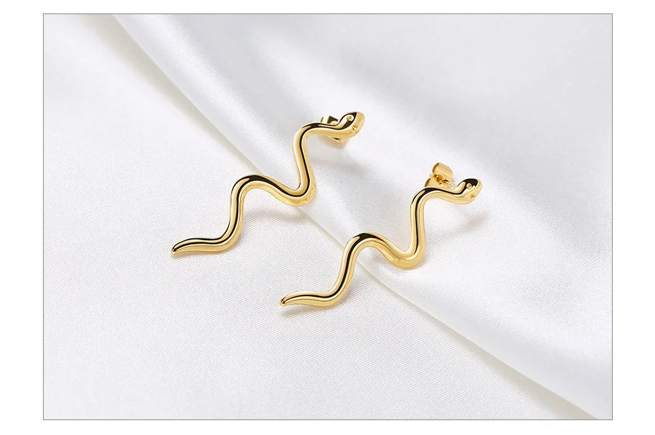Snake Shaped Earrings
