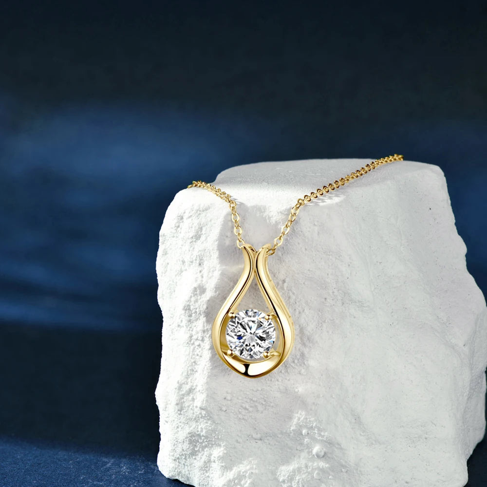 Moissanite Pendant Necklace