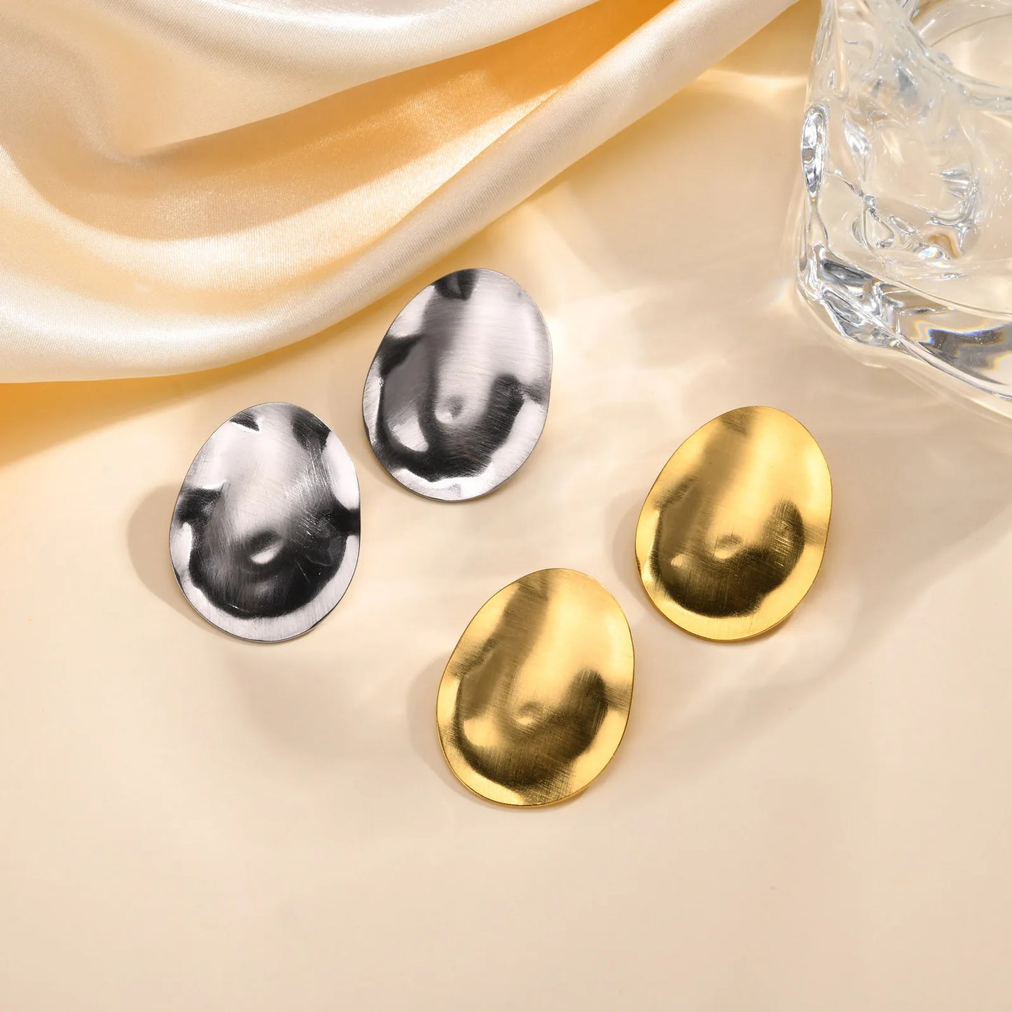 Irregular Round Earrings