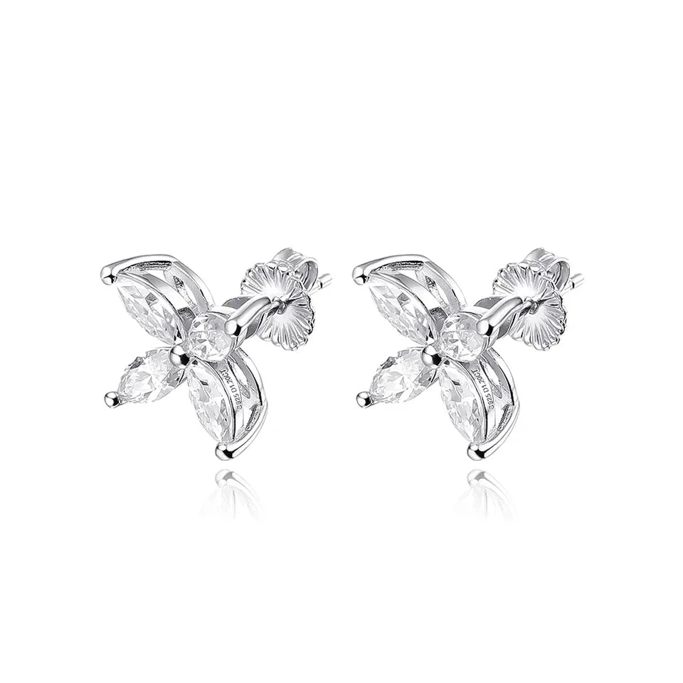 Moissanite Diamond Flower Jewelry