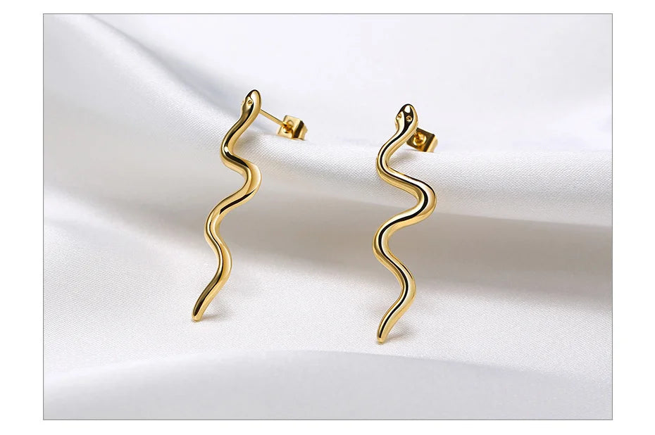 Snake Shaped Earrings
