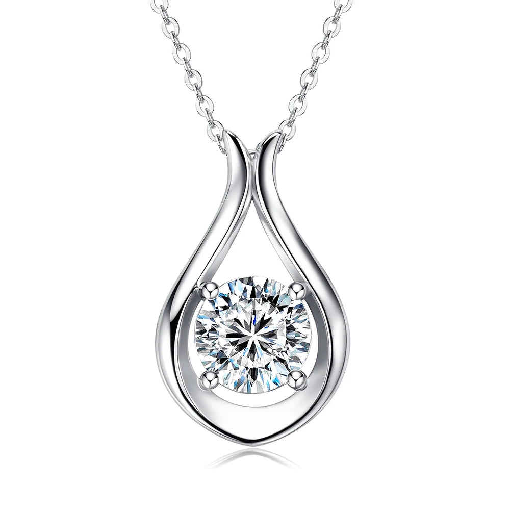 Moissanite Pendant Necklace