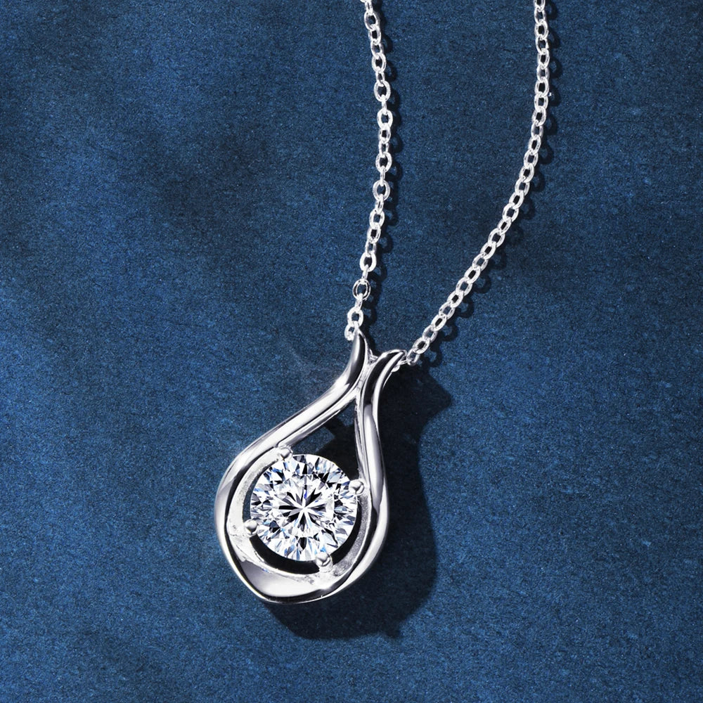 Moissanite Pendant Necklace