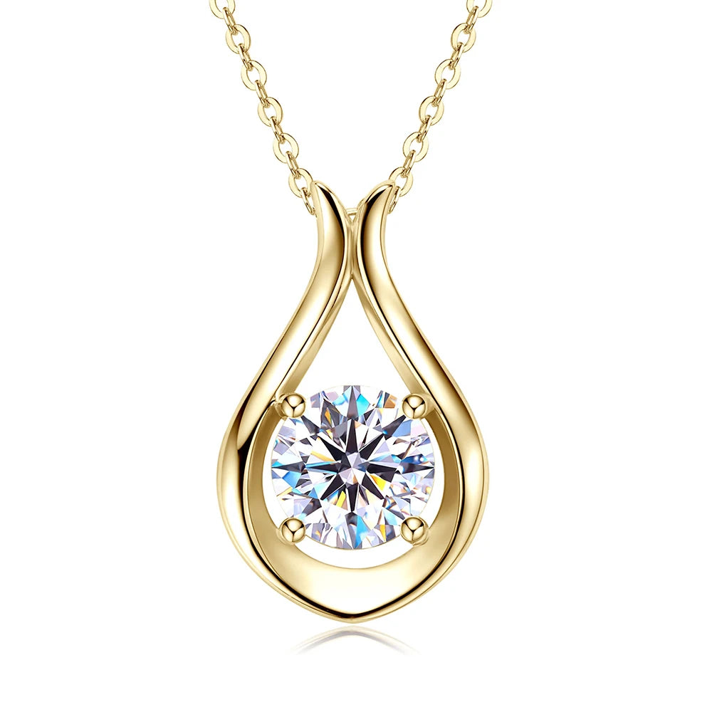 Moissanite Pendant Necklace