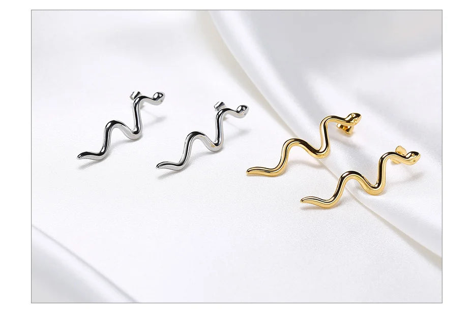 Snake Shaped Earrings