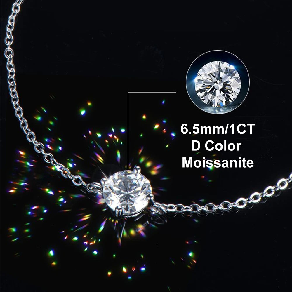 Moissanite/Zircon Solitaire Bracelets