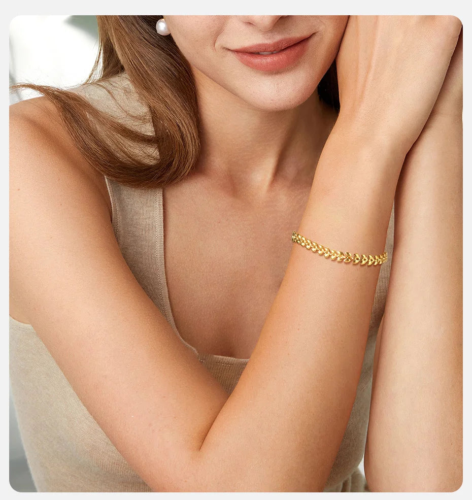 Wheat Chain Choker and Bracelet