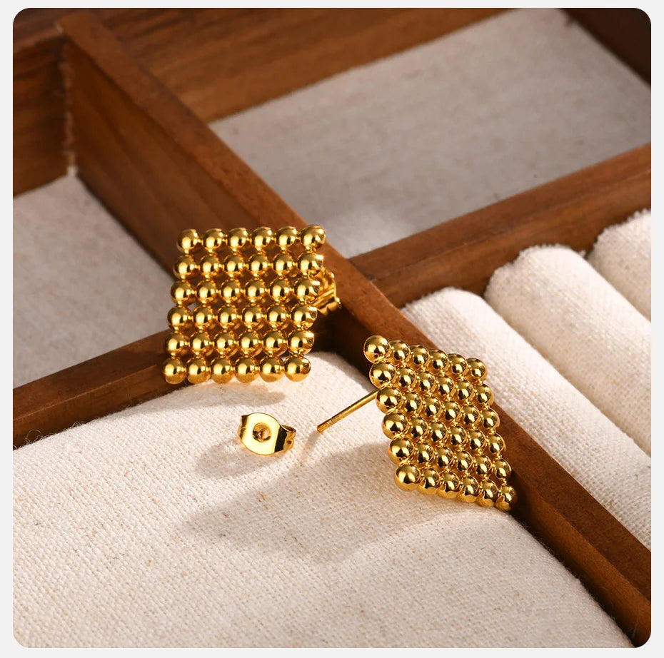 Row Beads Earrings