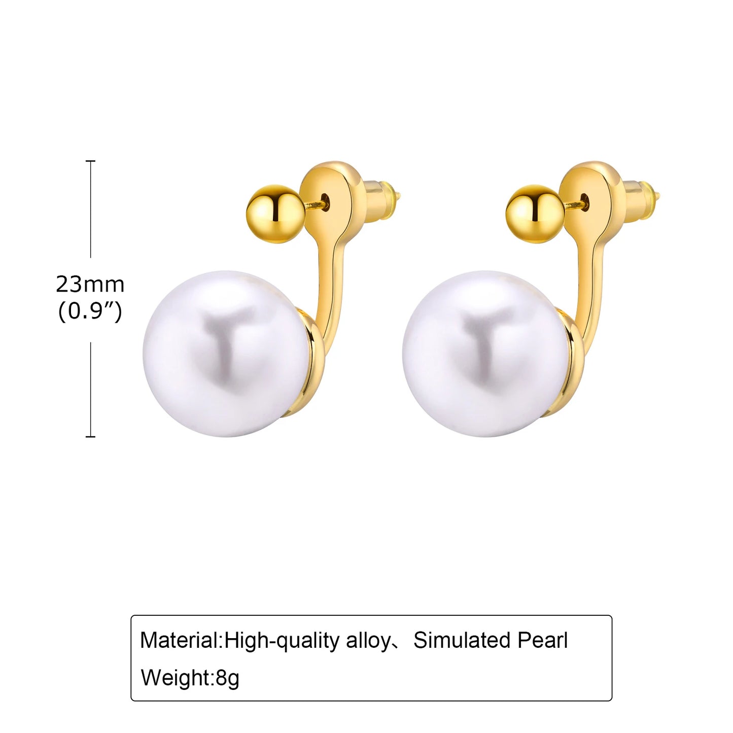 Pearl Stud Earrings