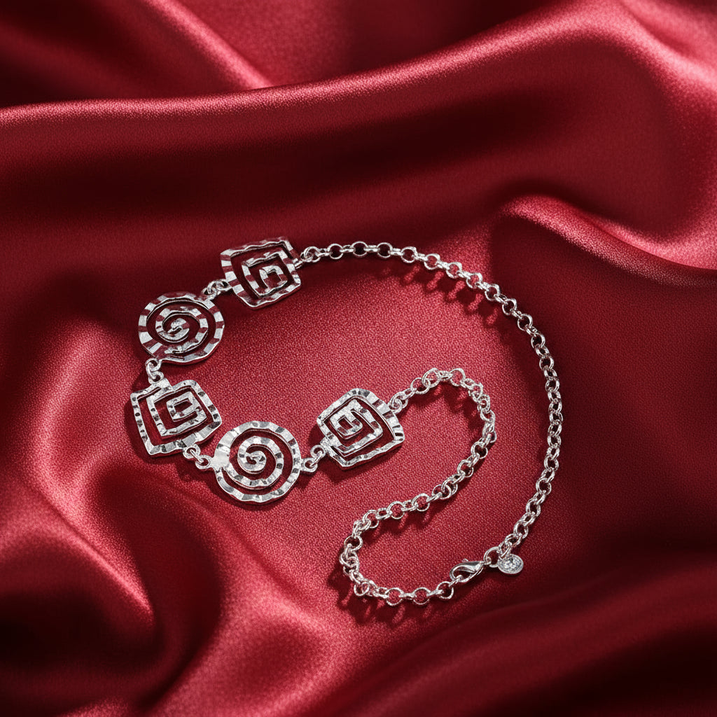 Geometric Jewelry Set - Silver