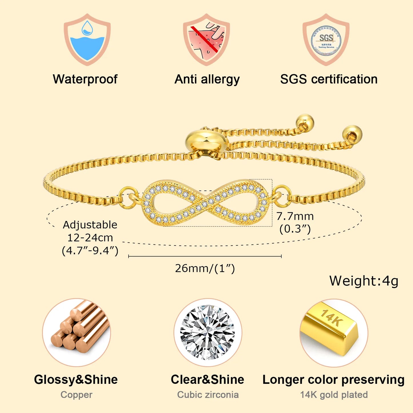 Infinity & Interwoven Bracelets