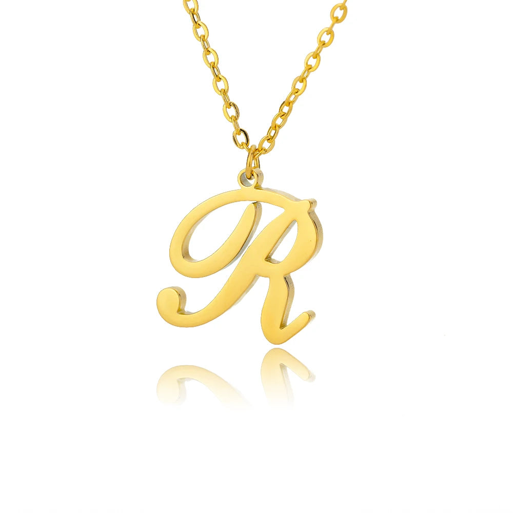 Alphabet Pendant Necklace