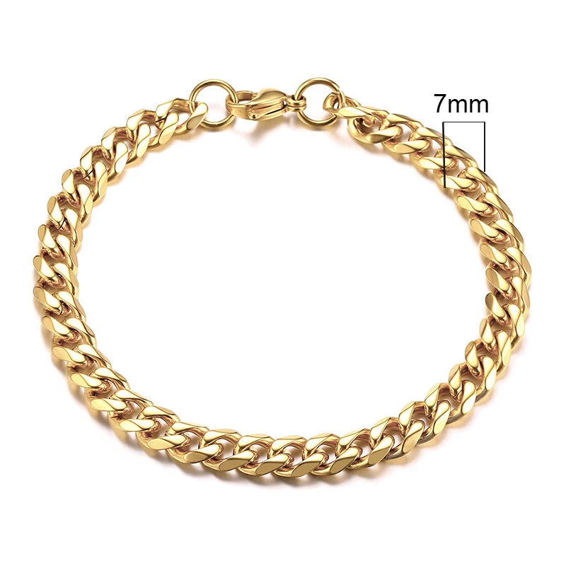 Miami Curb Chain Bracelets