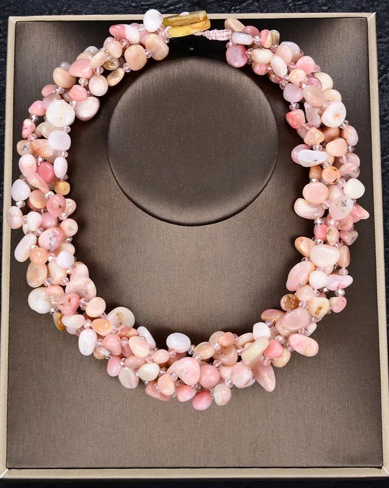 Pink Opal Necklace