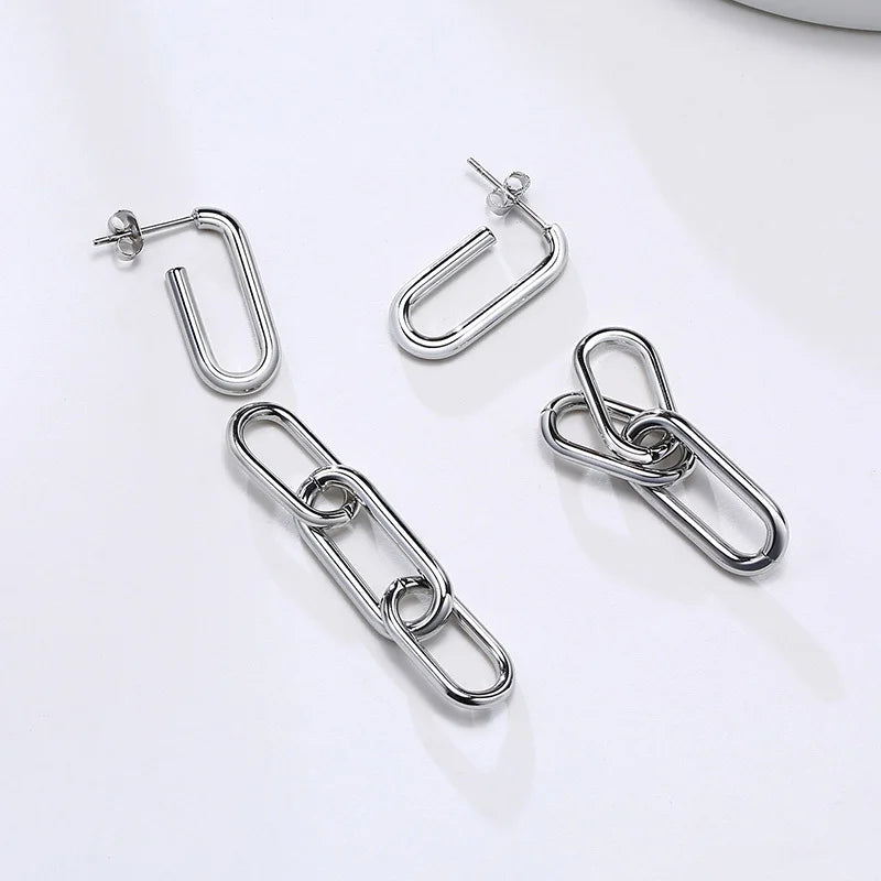 Adjustable Link Earrings