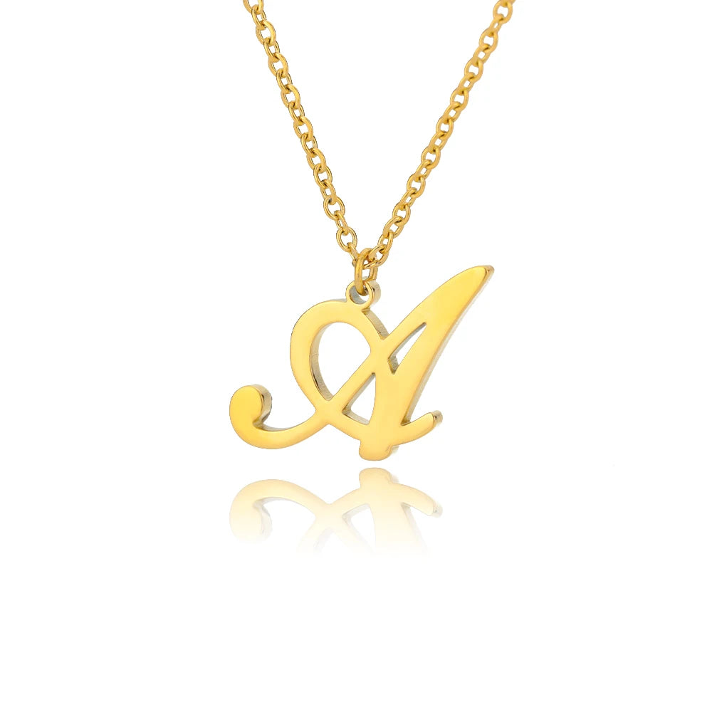 Alphabet Pendant Necklace