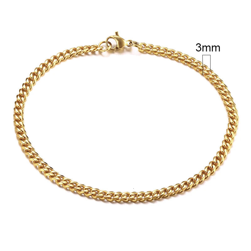 Miami Curb Chain Bracelets