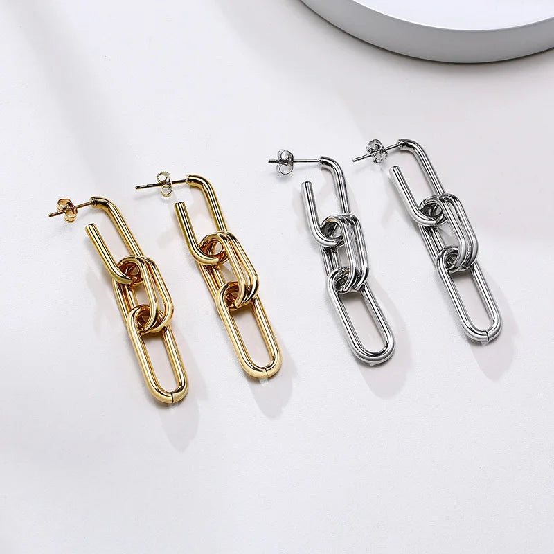 Adjustable Link Earrings