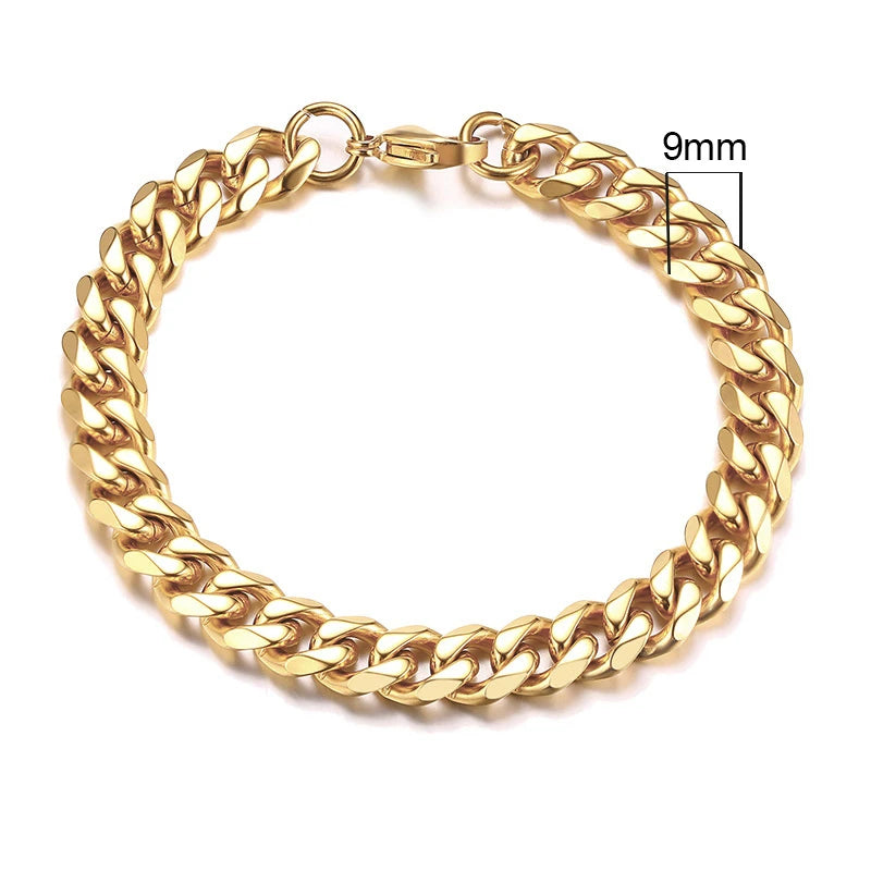 Miami Curb Chain Bracelets