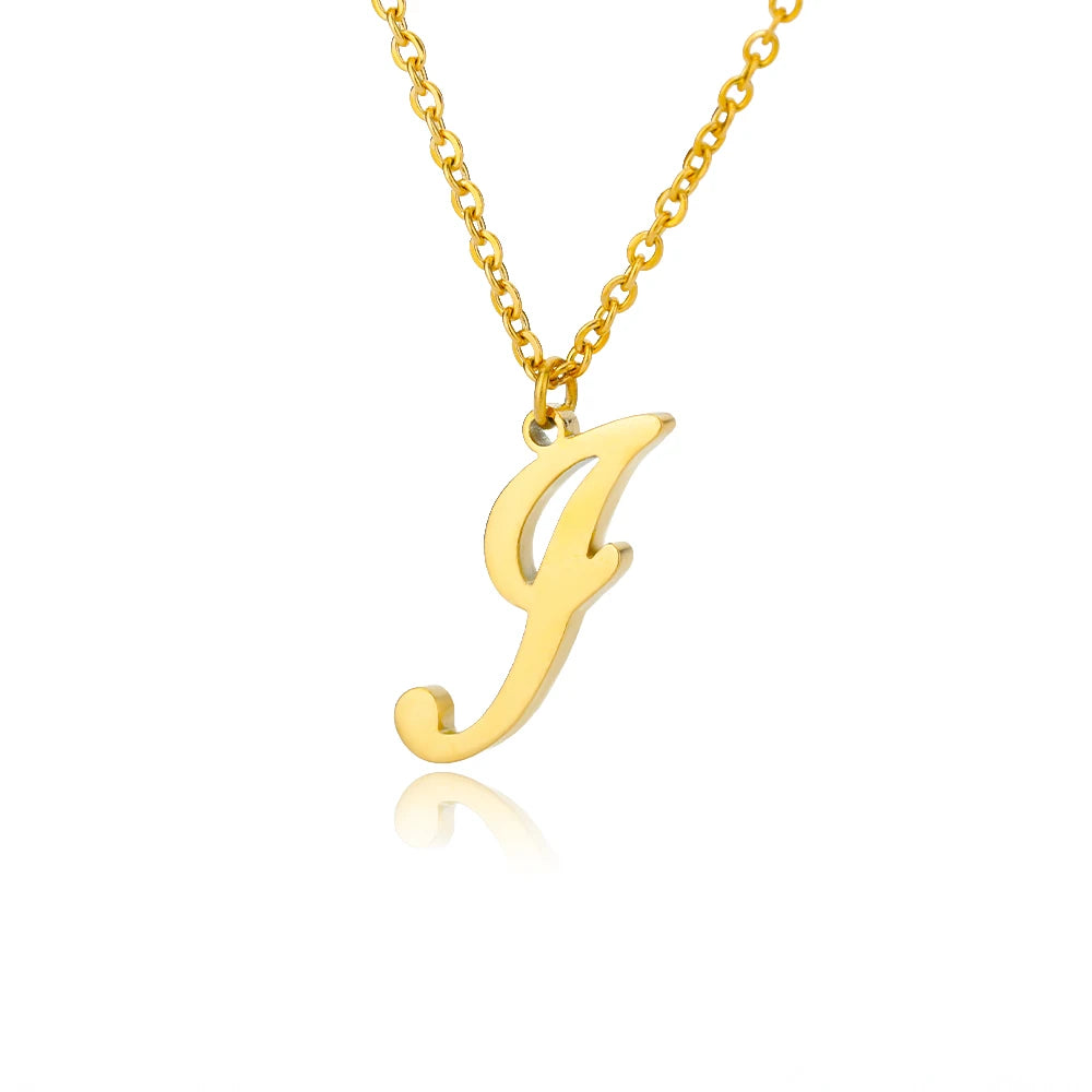 Alphabet Pendant Necklace