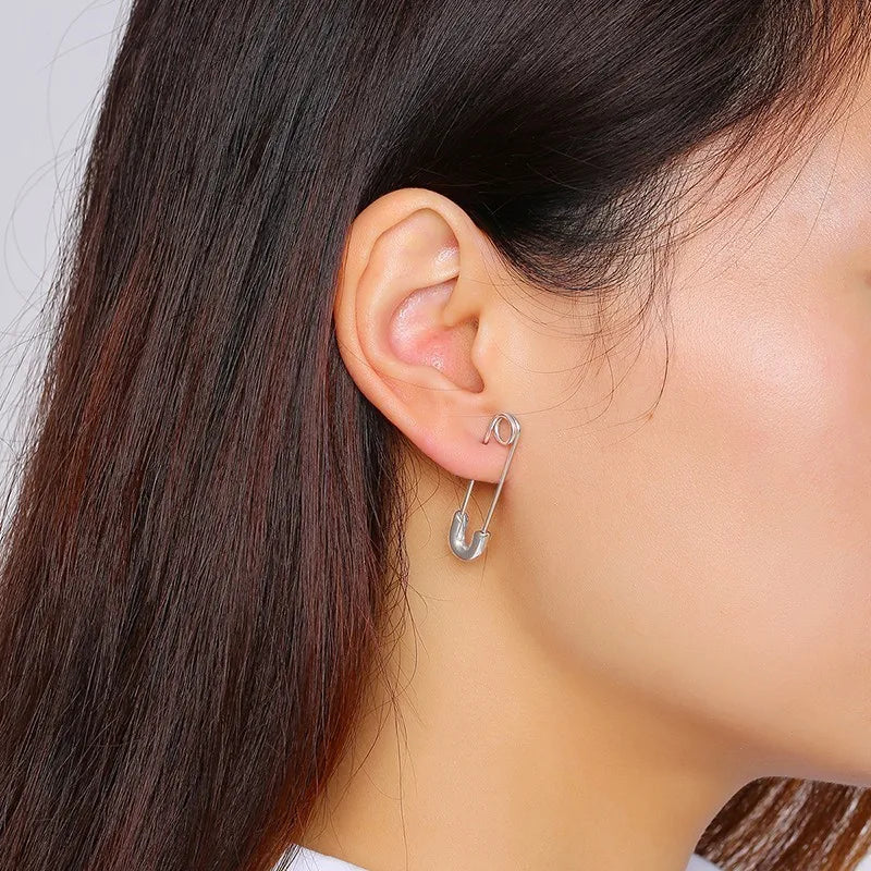 Safety Pin Earrings