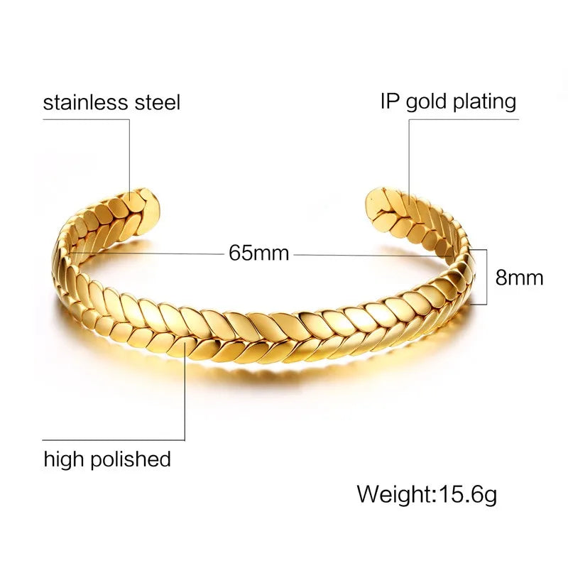 Wheat Design Bangle