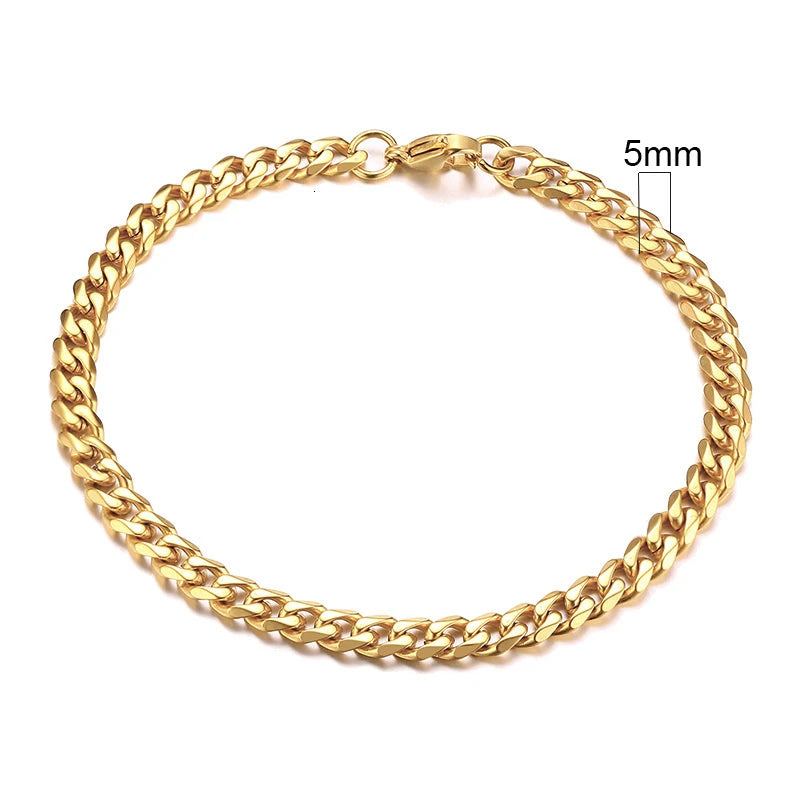 Miami Curb Chain Bracelets