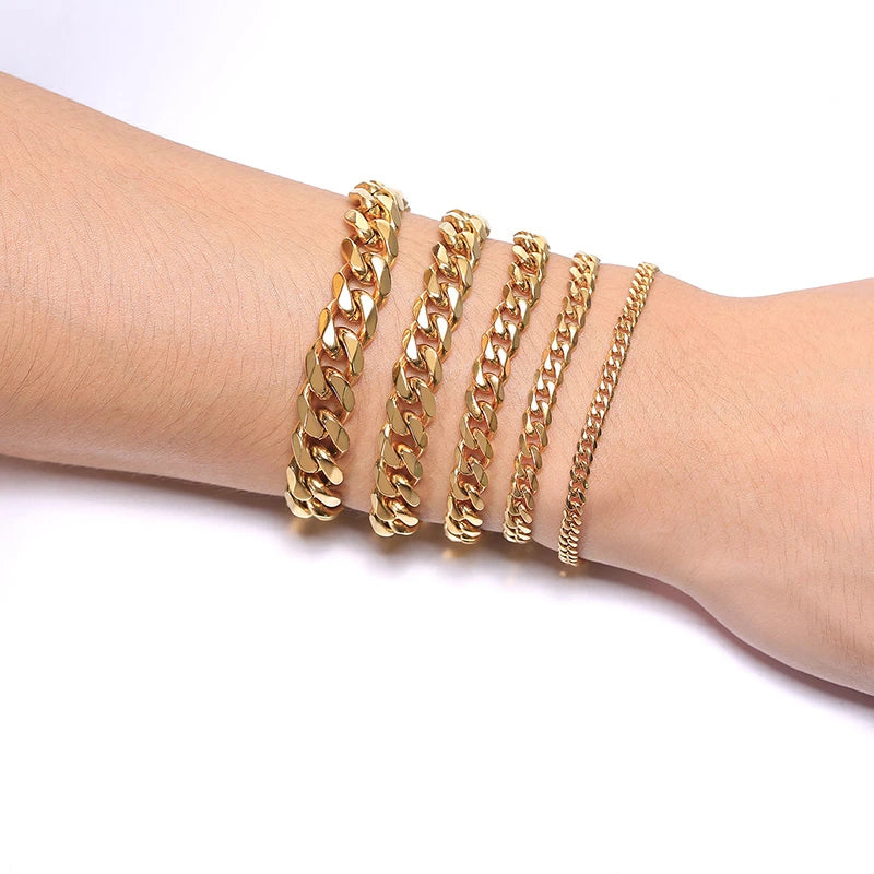 Miami Curb Chain Bracelets