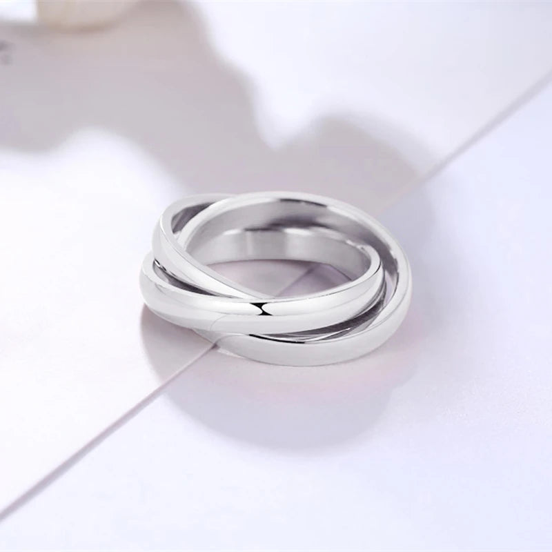 Triple Interlocked Circle Ring/Necklace