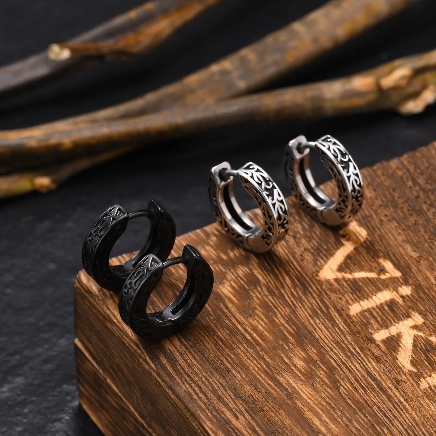 Thick Huggies Earrings for Men Teens Unisex Earrings