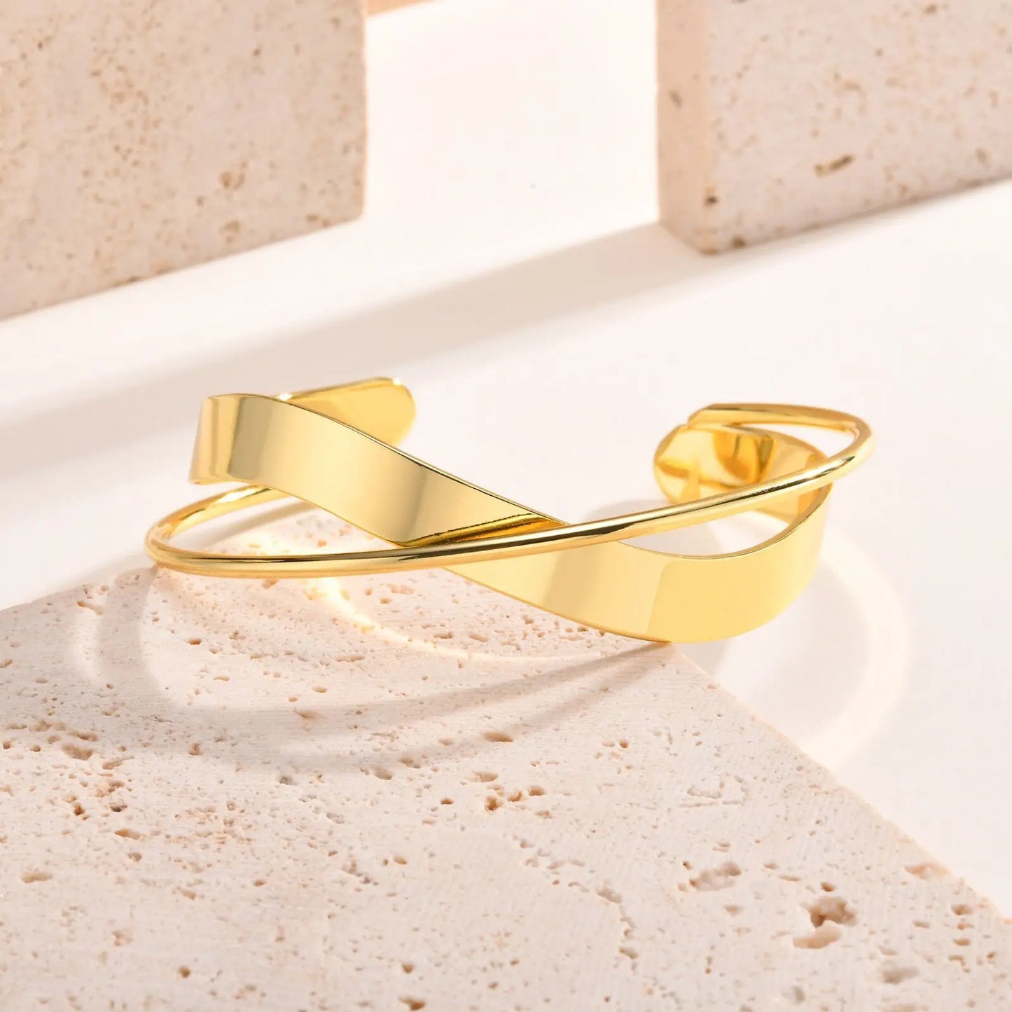 Elegant Double Band Bangle