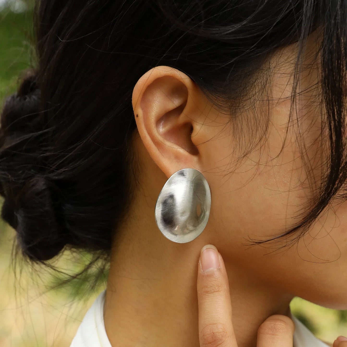 Irregular Round Earrings