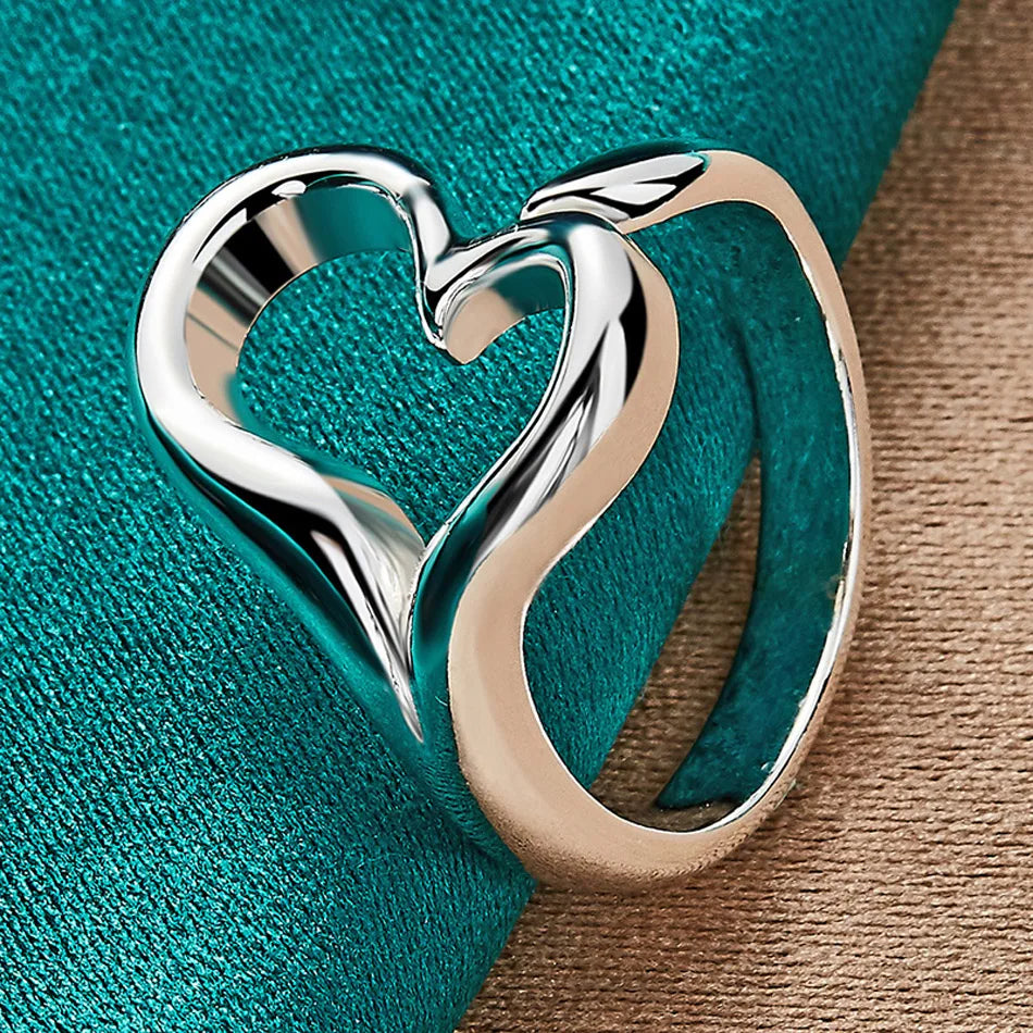 Heart Full Jewelry Set - Silver