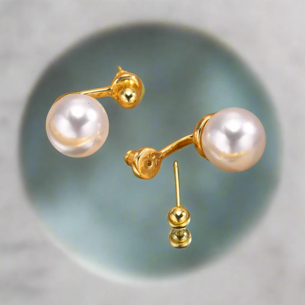 Pearl Stud Earrings