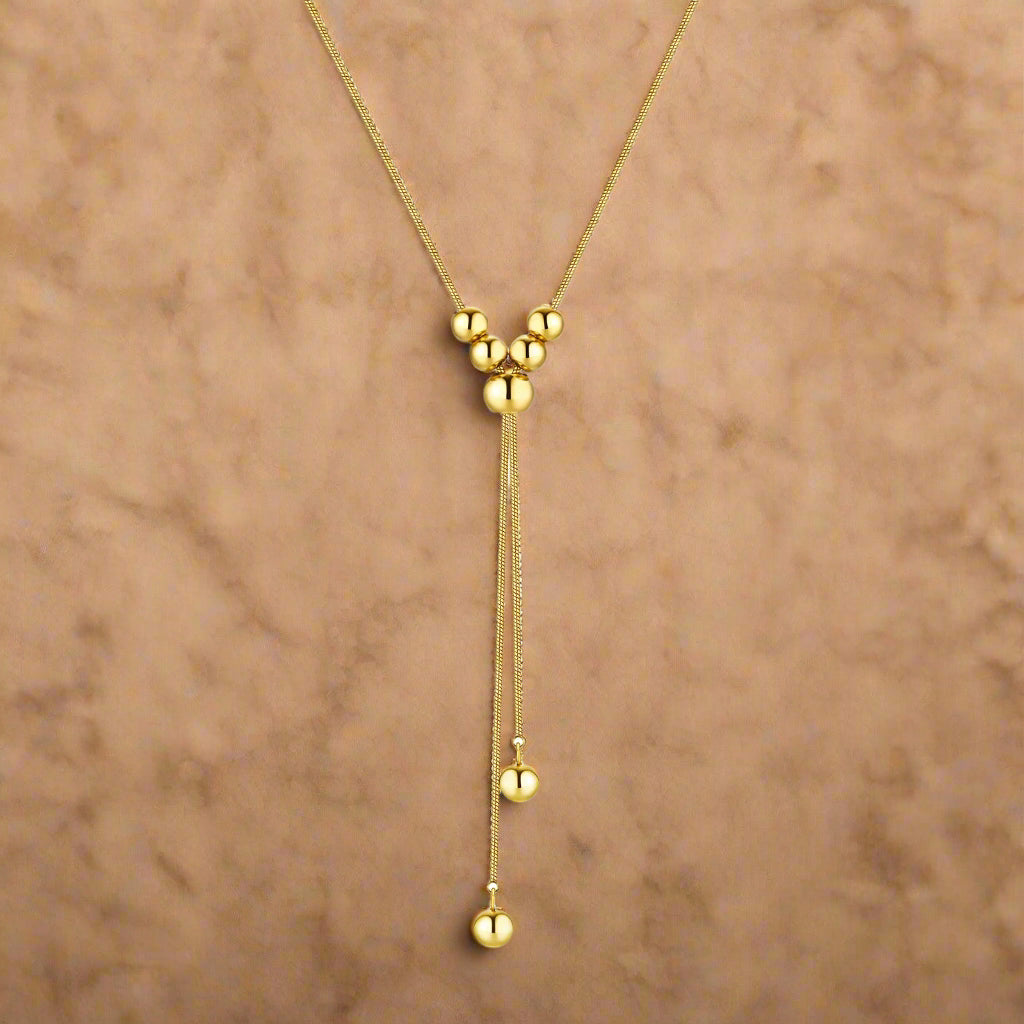 Sexy Beaded Y Necklace