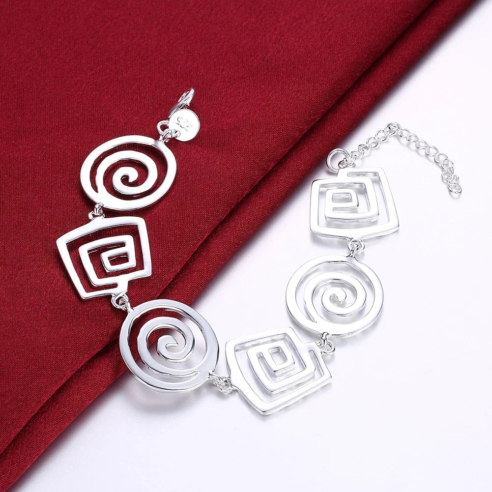 Geometric Jewelry Set - Silver