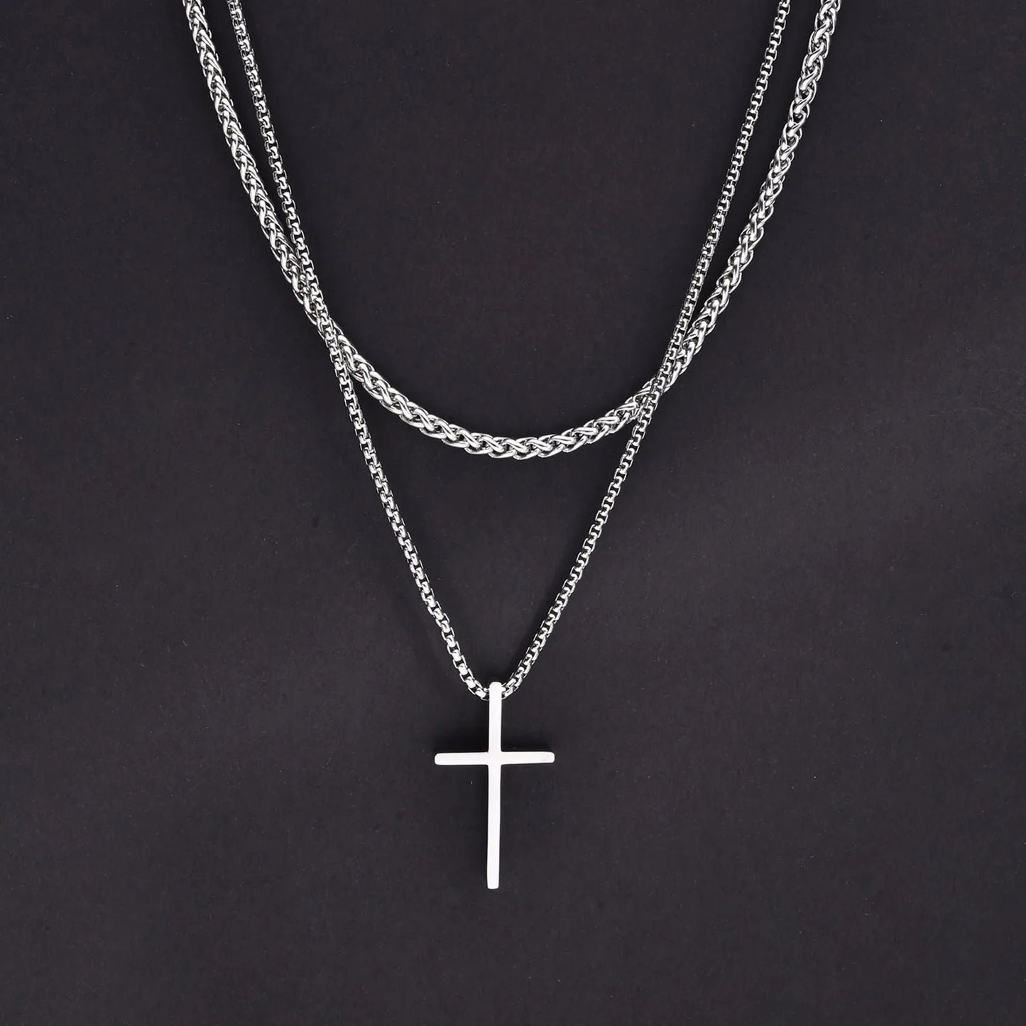 Mens Chain Necklaces and Crosses