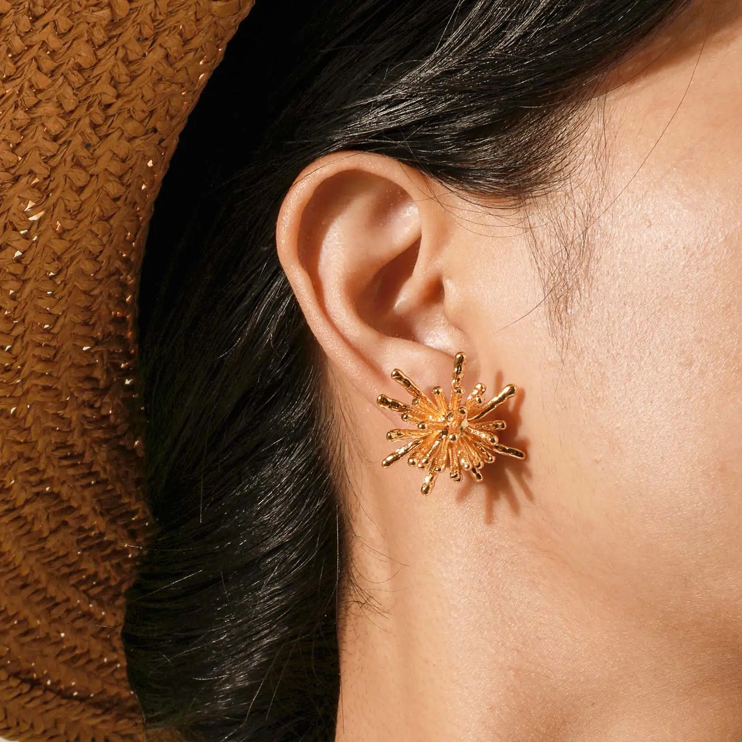 Sea Urchin Stud Earrings