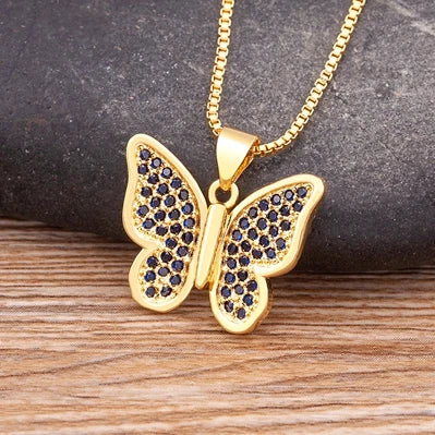 Butterfly Pendant Necklace