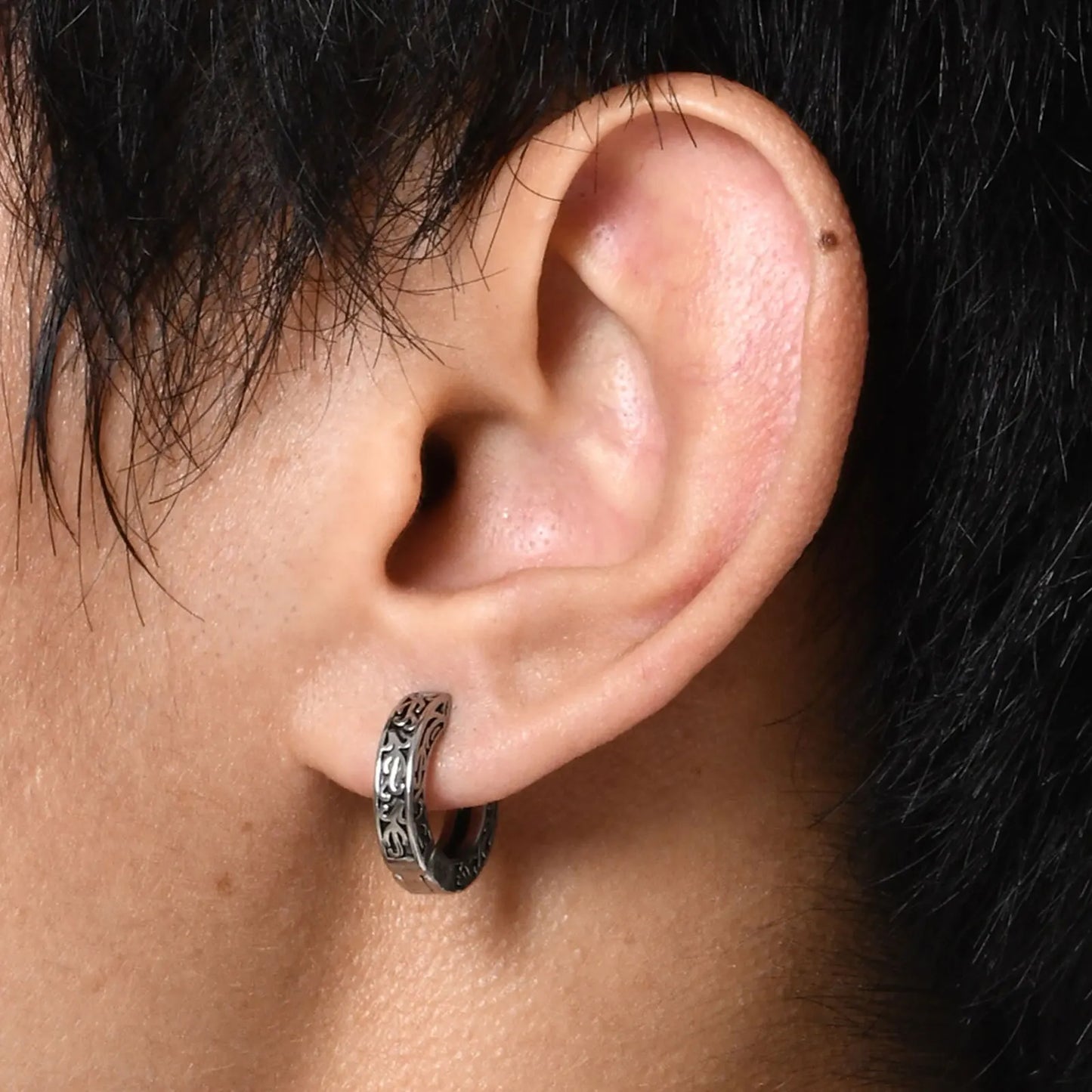 Thick Huggies Earrings for Men Teens Unisex Earrings