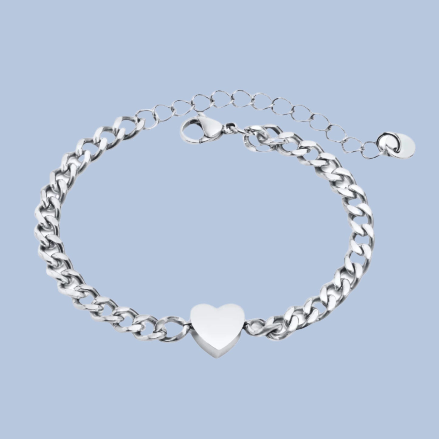 Chain Bracelets with Heart