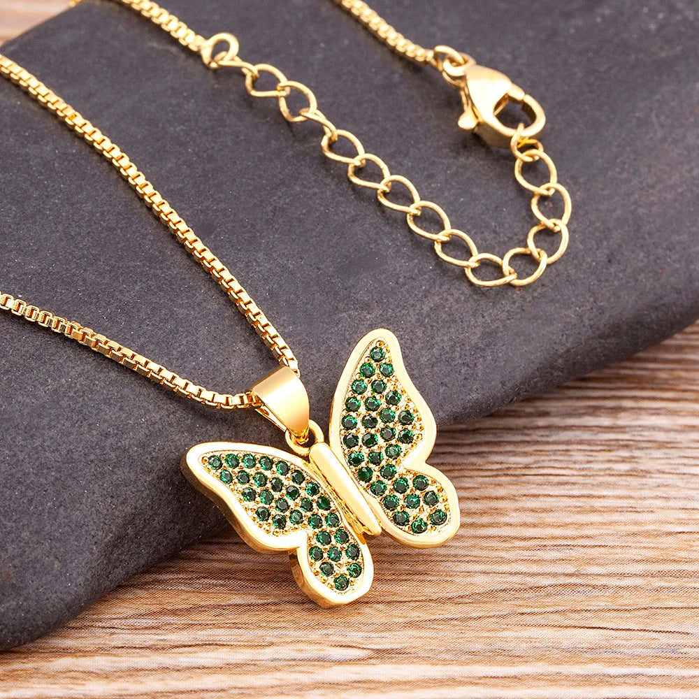 Butterfly Pendant Necklace