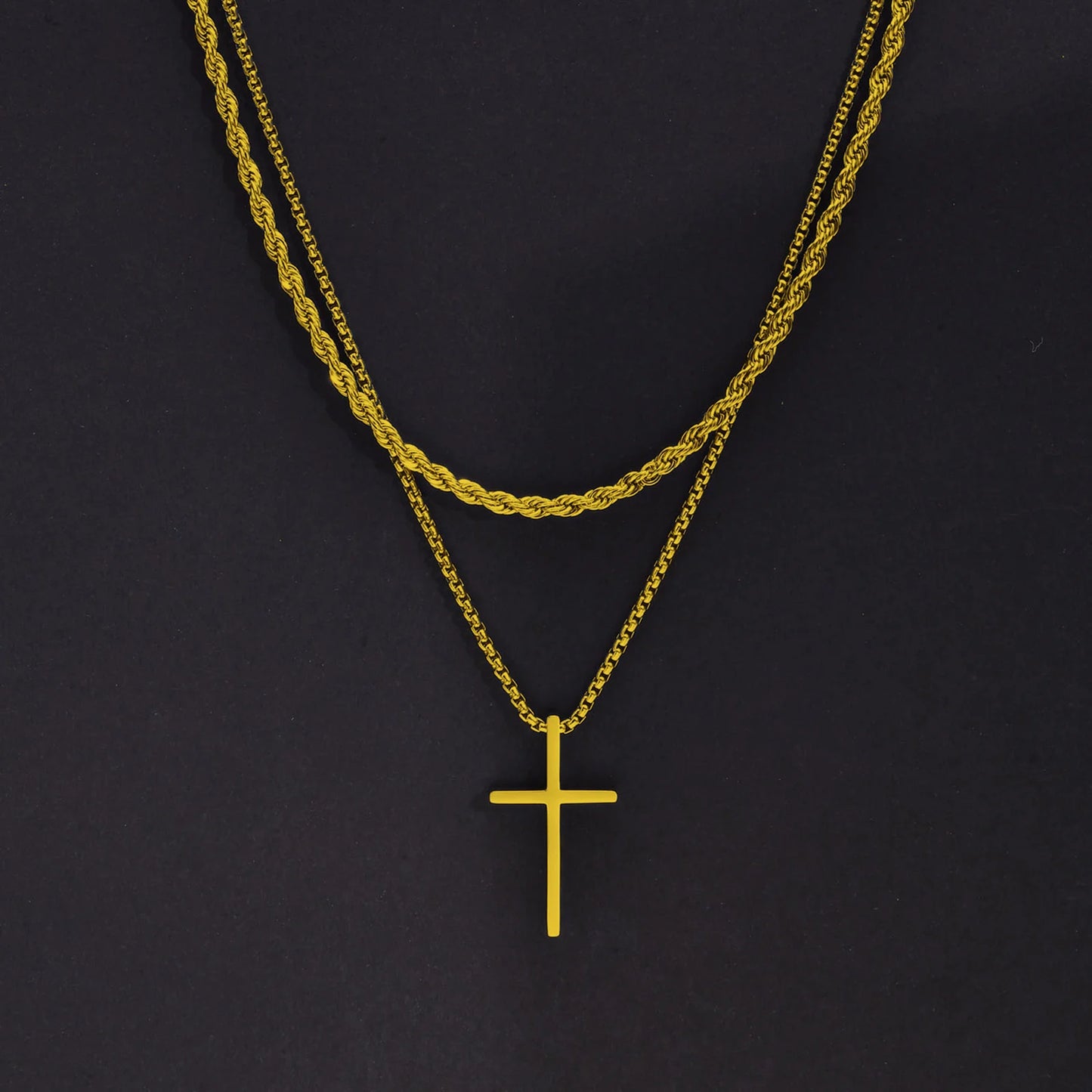 Mens Chain Necklaces and Crosses