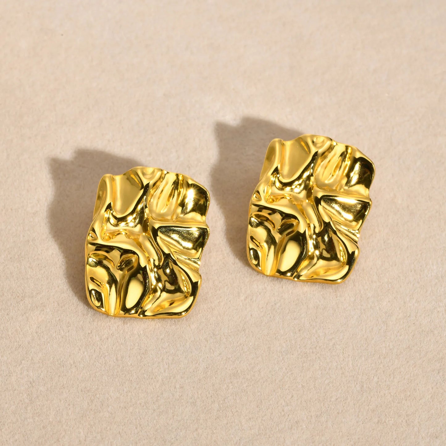 Irregular Square Earrings