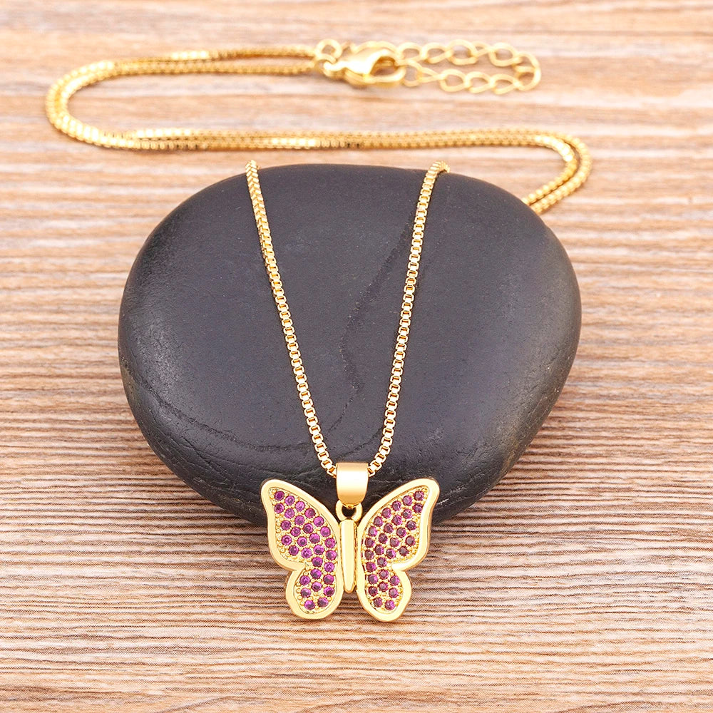 Butterfly Pendant Necklace