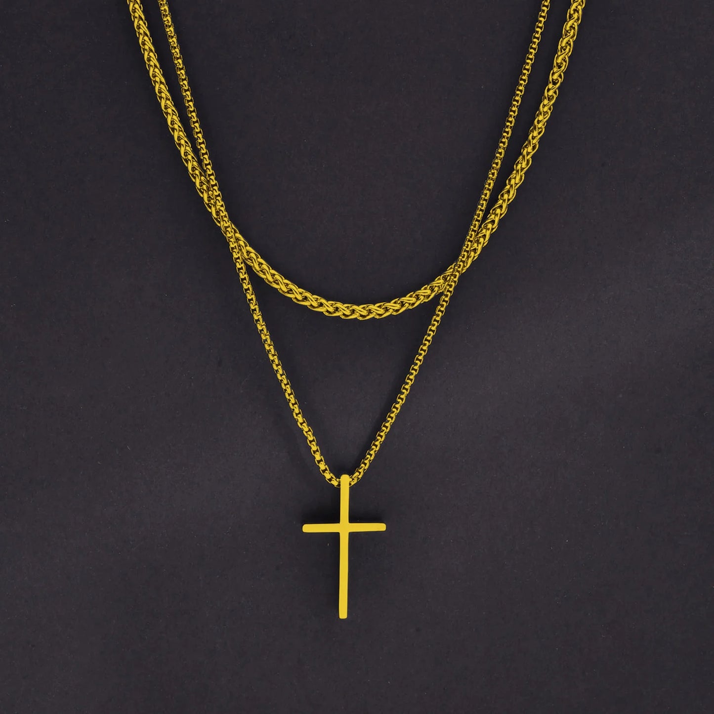 Mens Chain Necklaces and Crosses