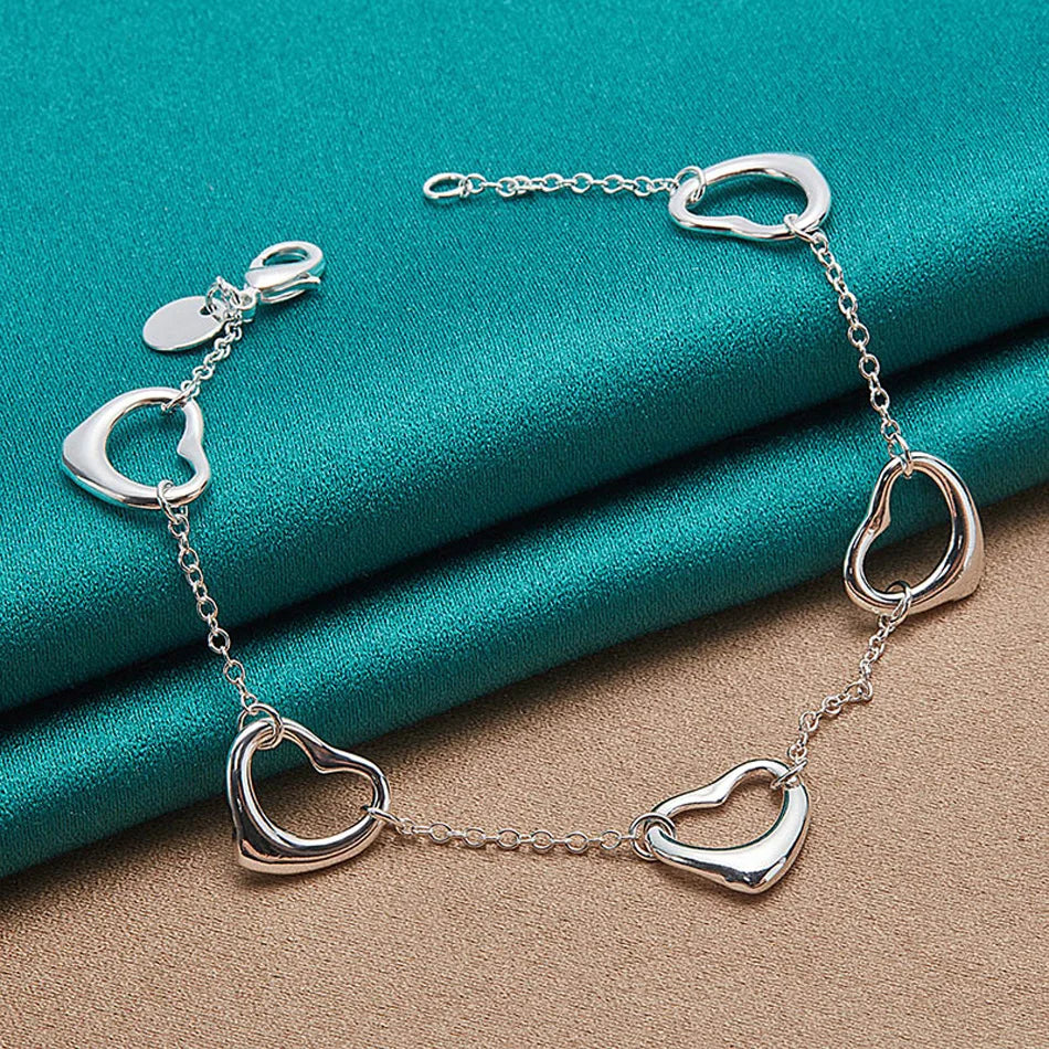 Heart Full Jewelry Set - Silver