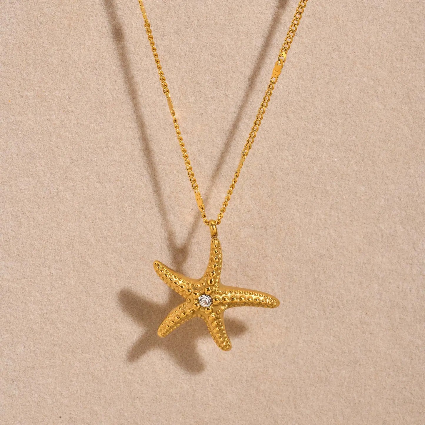 Sweet Starfish Pendant Necklace